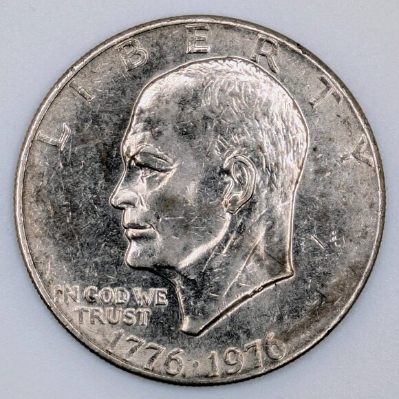 1976 Eisenhower Proof Type - 2 Dollar Coin (No “S” Mint Mark) Double Die - Picture 1 of 6
